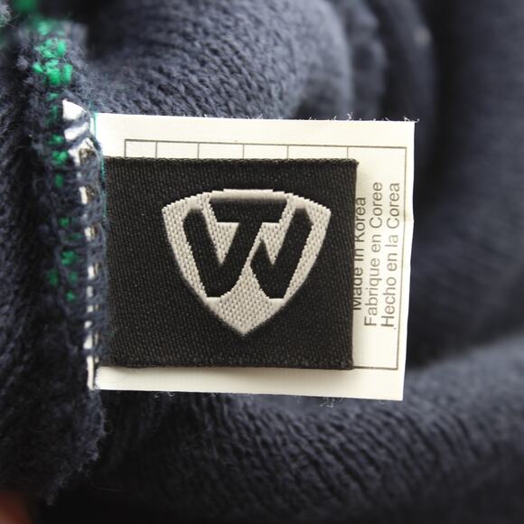 Top of the World Beanie Unisex OS Green Navy Notre Dame Irish Pom Cuff Knit - Picture 5 of 7